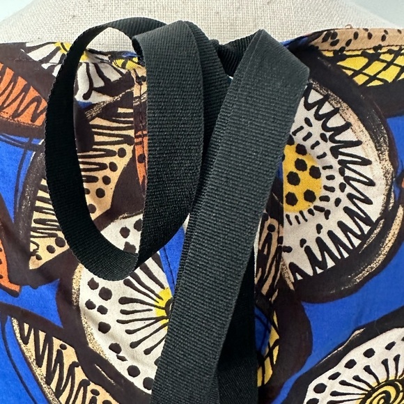 d'mora Blue All Over  Print Sleevless Blouse Womens M NWOT - Picture 7 of 8